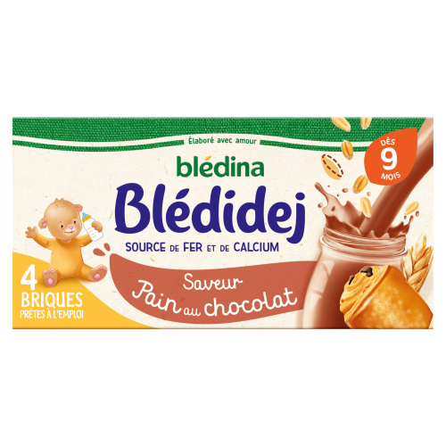 Sữa nước Bledina 9M+ (Choco)(250mlx4)